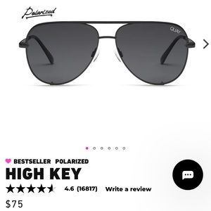 Quay High Key Polarized Sunglasses. Never worn.